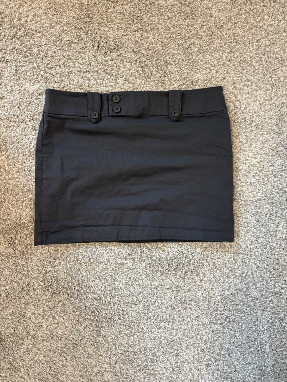 Grey Cargo Mini Skirt